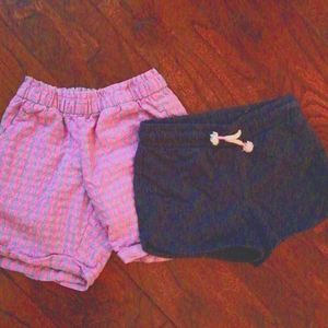 (2pair) size 6 girls shorts